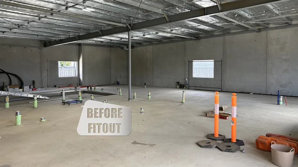 Oporto Shepparton Internal Before Fitout