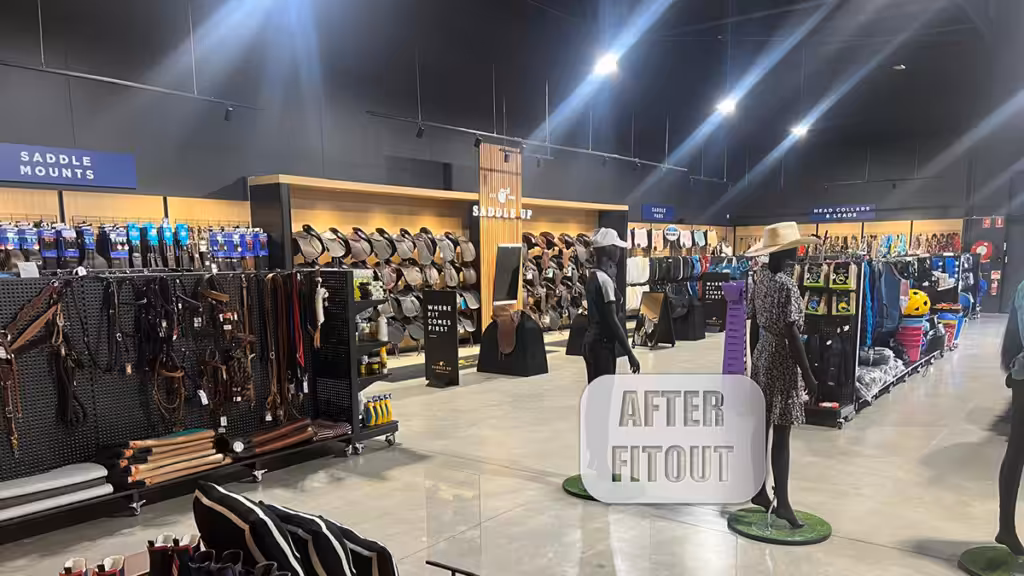 Horseland Toowoomba After Fitout Internal Back Horseland Toowoomba After Fitout Internal Back