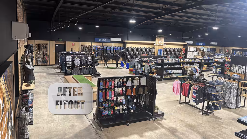 Horseland Internal after fitout Horseland Internal after fitout